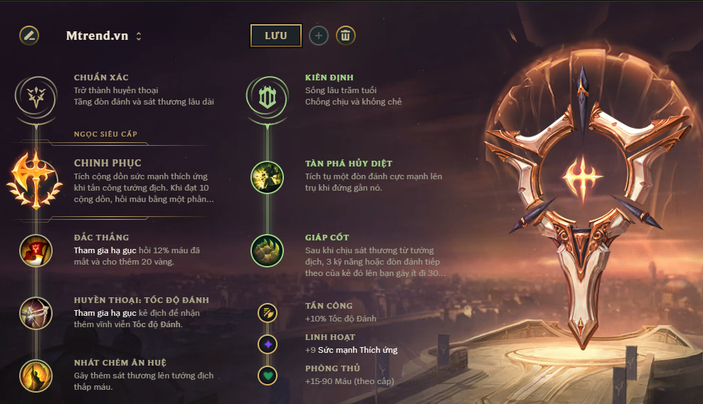 Guide Darius mùa 10: Cách chơi, bảng ngọc bổ trợ tướng, cách lên đồ Darius mạnh nhất