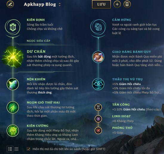 Lên đồ Thresh URF