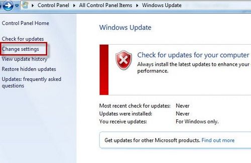 Tool tắt update win 7