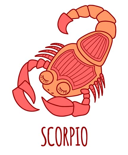 8. Cung hoàng đạo – Bò Cạp (Scorpion) 24 10 – 22 11
