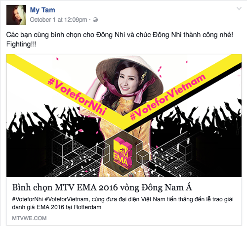 tam ho ha keu goi binh chon cho dong nhi o mtv ema 2016