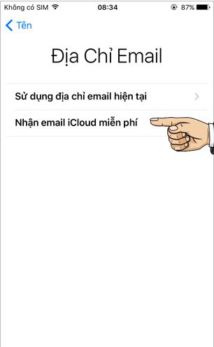 dang ky tao tai khoan icloud tren iphone ipad nhanh nhat 6