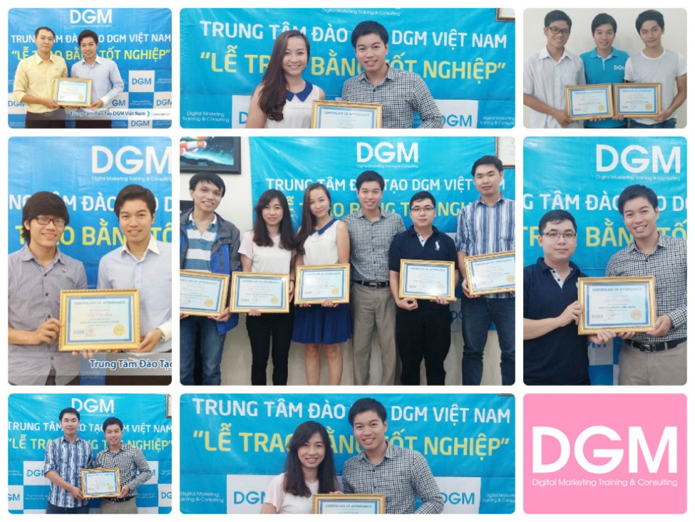 Những học viên tại trung tâm đào tạo SEO DGM