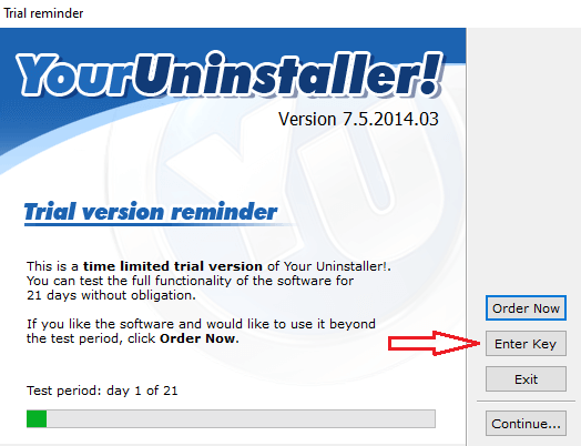 Download Your Uninstaller Pro & Hướng Dấn Kích Hoạt Vĩnh Viễn 5 Cài đặt Your Uninstaller Pro Bước 4