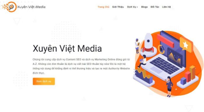 Bật mí 6 SEO Agency uy tín tại TPHCM 1 Đứng đầu trong danh sách 6 SEO Agency uy tín tại TPHCM mà chúng tôi muốn chia sẻ đến bạn đó chính là Xuyên Việt Media