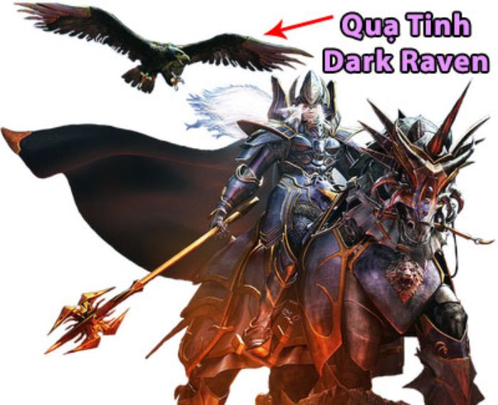 Quạ tinh tên tiếng anh là Dark Raven, đây là thú cưng của Chúa Tể (Dark Lord)