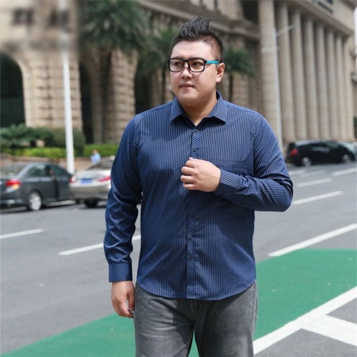 Cách chọn áo sơ mi nam cho người mập trở nên thon gọn 2 Những điều cần lưu ý khi mặc áo sơ mi nam cho người thừa cân