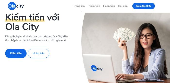 Olacity là nền tảng kiếm tiền online miễn phí